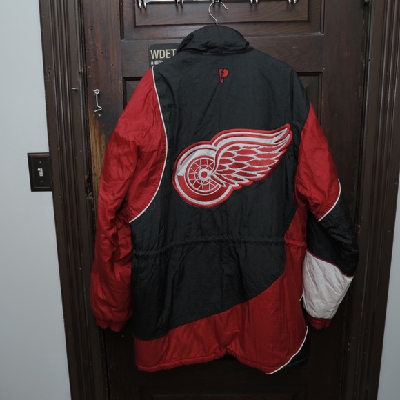 Vintage Detroit Red Wings Pro Player Jacket - Picture 8 of 9